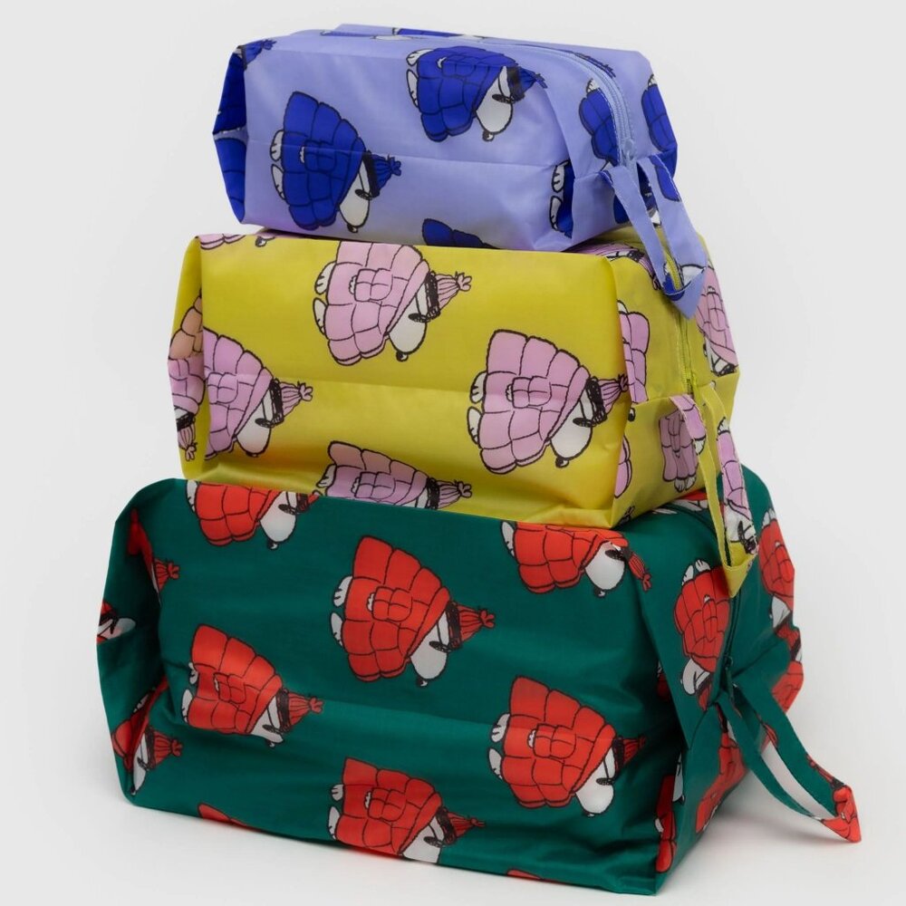 NWT Baggu 3D Zip Set - Peanuts - Puffer Snoopy